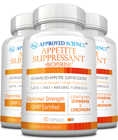Approved Science® Appetite Suppressant Main Bottle