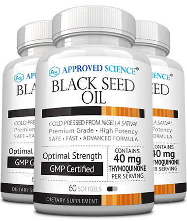 Approved Science® Black Seed Oil Main Bottle