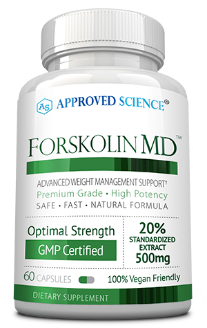 Forskolin MD™ ingredients bottle