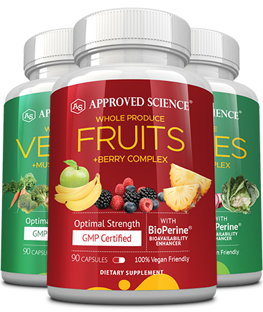 Approved Science® Fruits & Veggies Main Bottle