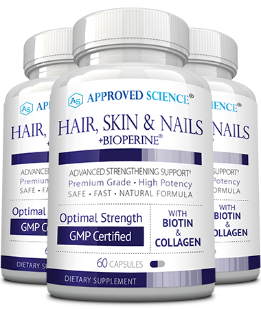 Approved Science® Hair, Skin & Nails Main Bottle