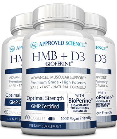 Approved Science® HMB + D3 Main Bottle