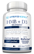 Approved Science® HMB + D3 Small Bottle