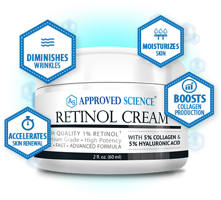 Approved Science® Retinol Cream Bottle Plus