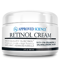 Approved Science® Retinol Cream Risk Free Bottle